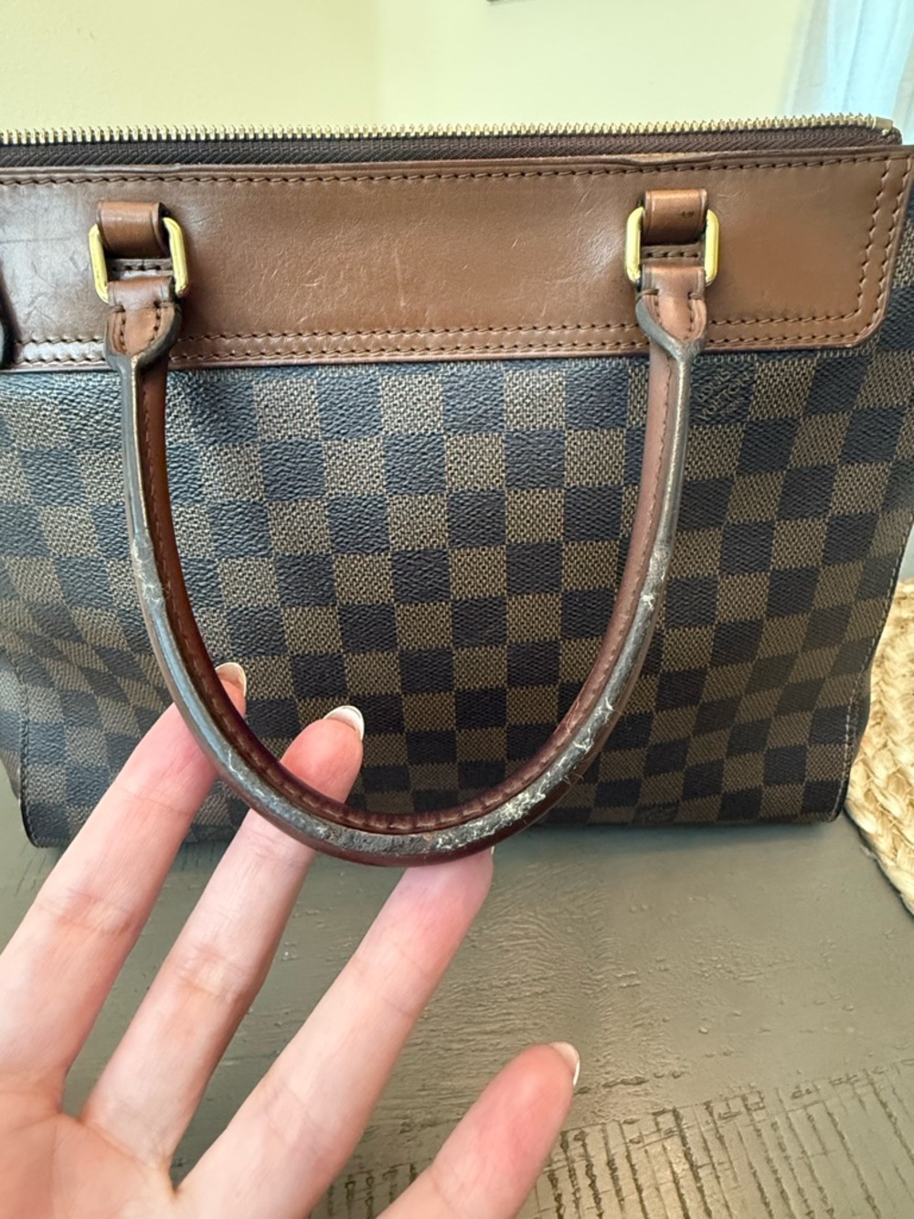 Authentic Louis Vuitton Greenwich PM â Damier Ebene - Picture 9 of 16